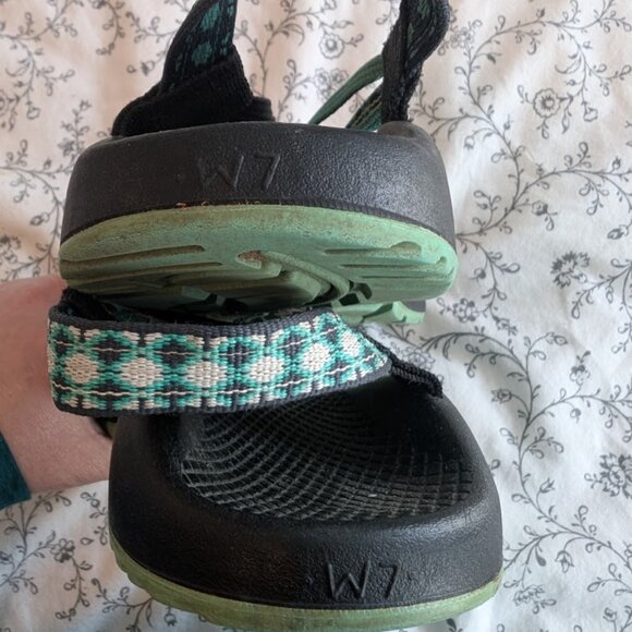 Women's sx. 7, ZX/3 Chuckwalla Aqua Chaco Sandals - Picture 4 of 4